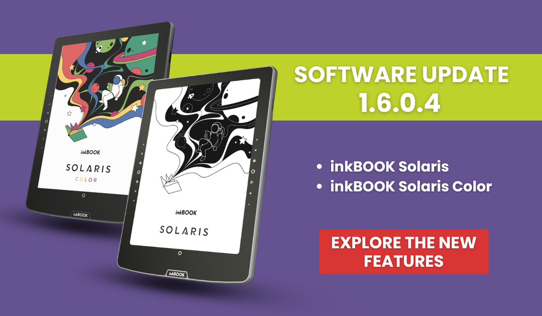 oReader & Folder View. The biggest new features for Your inkBOOK