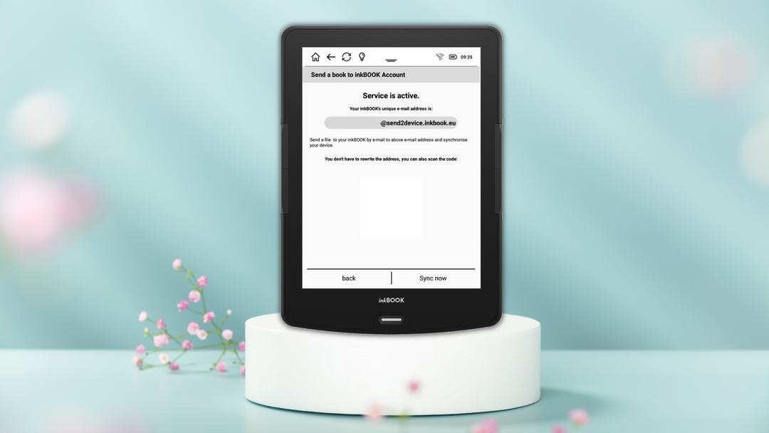 “Send to inkBOOK”, a wireless file transfer service for your eReader