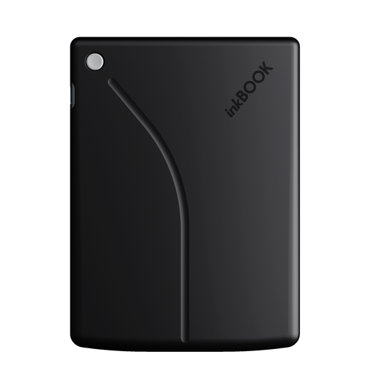 e-bok reader inkBOOK Solaris black front