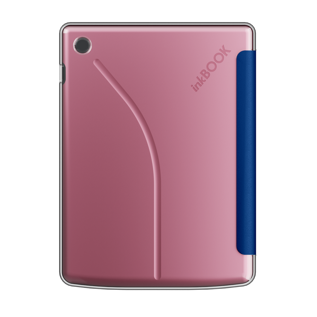 duo case transparent back with pink back