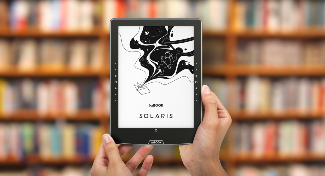 ebook e-reader Solaris at the library